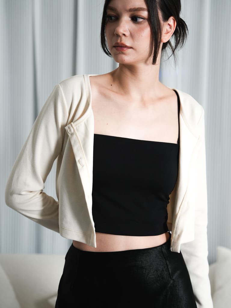 針織紋理開襟外套Textured Knit Cardigan:圖片 3