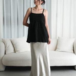 天絲涼感緞面長裙 Silky Breezy Long Skirt