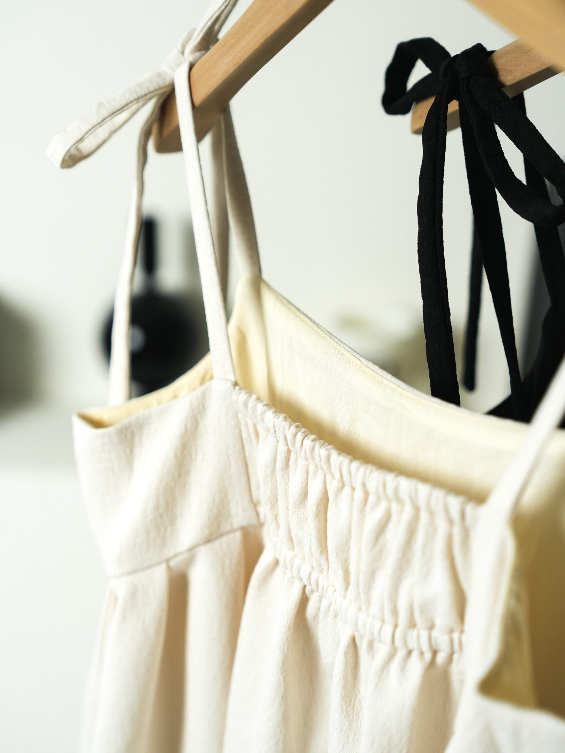 立體紋理綁帶細肩帶長裙 Jacquard Cami Tie-Strap Long Dress - Image 10