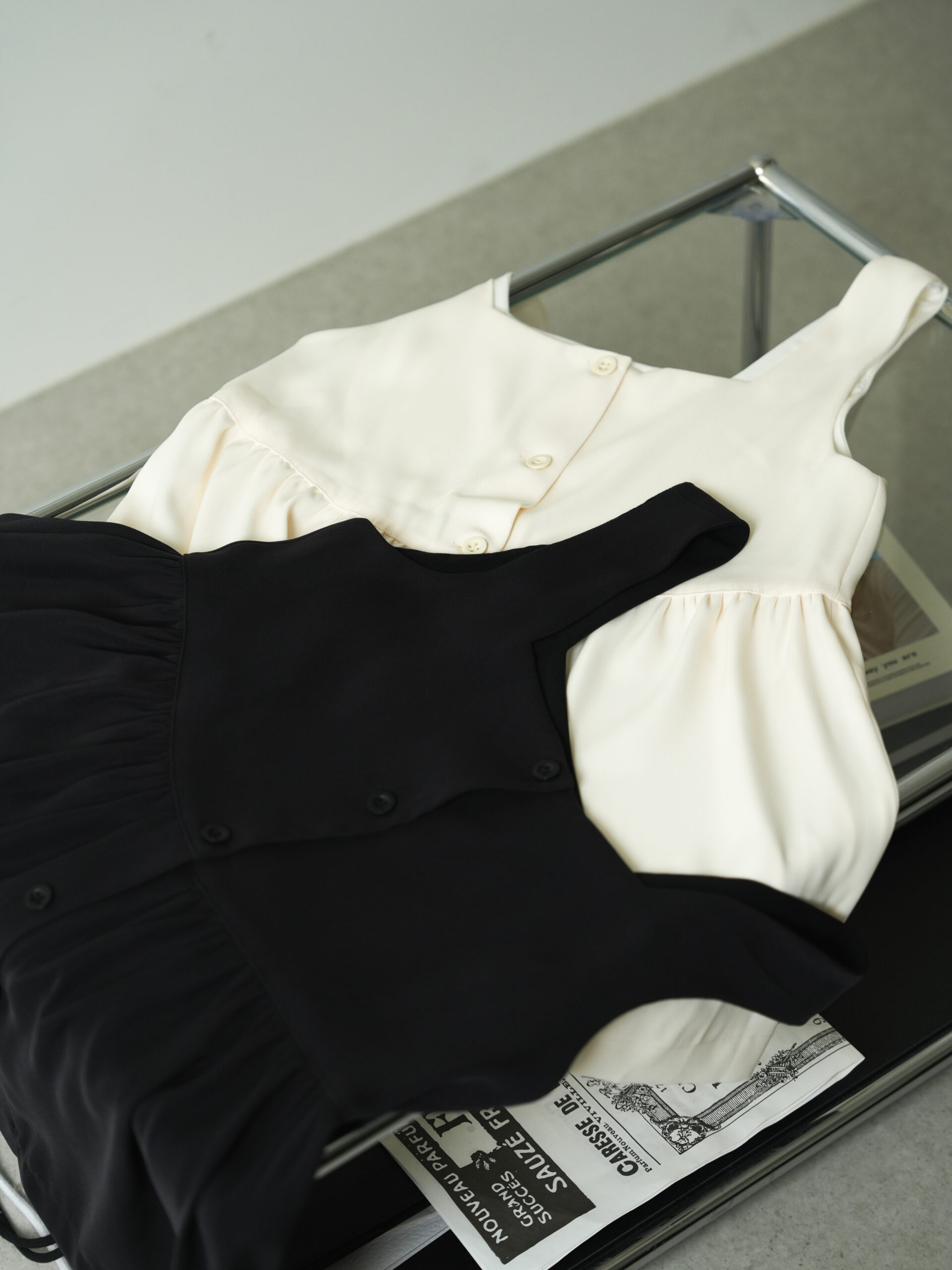 方領排扣長版無袖背心Square Neck Longline Sleeveless Blouse Vest:圖片 9